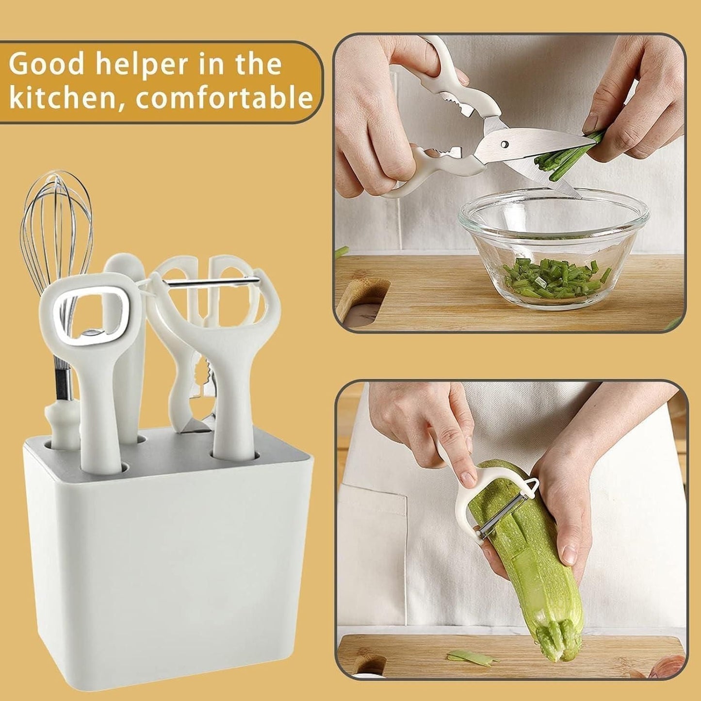 Stainless Steel Kitchen Gadget Set